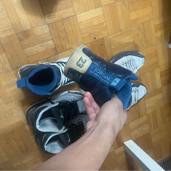 Jordan 12 obsidian , Jordan 12 jumpman white grey, Jordan 3 wolf grey - Picture 9 of 10